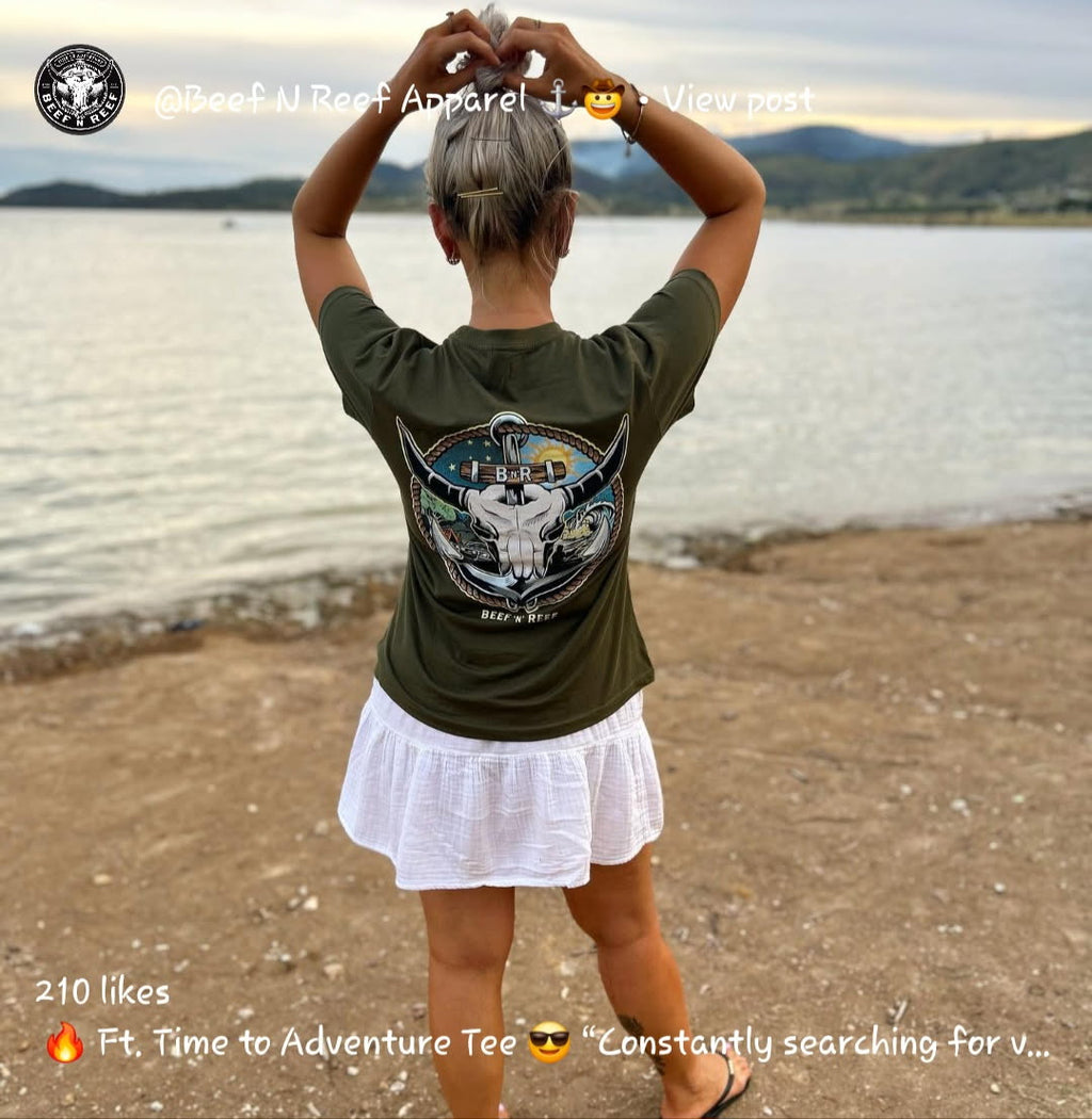 Ladies T2A Tee - Army Green