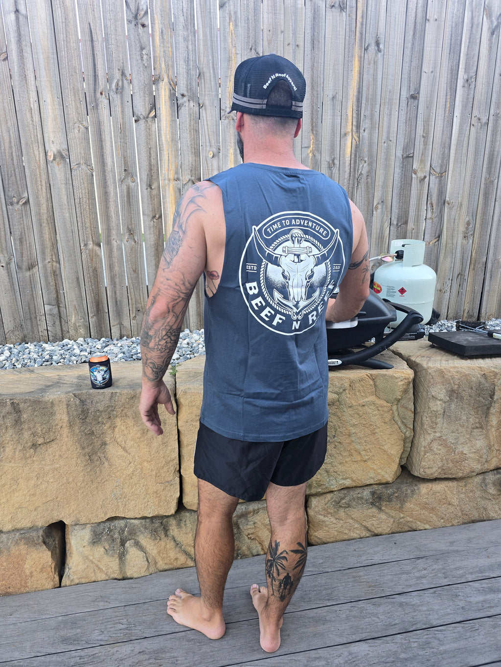 Mens Basic Tank - Navy