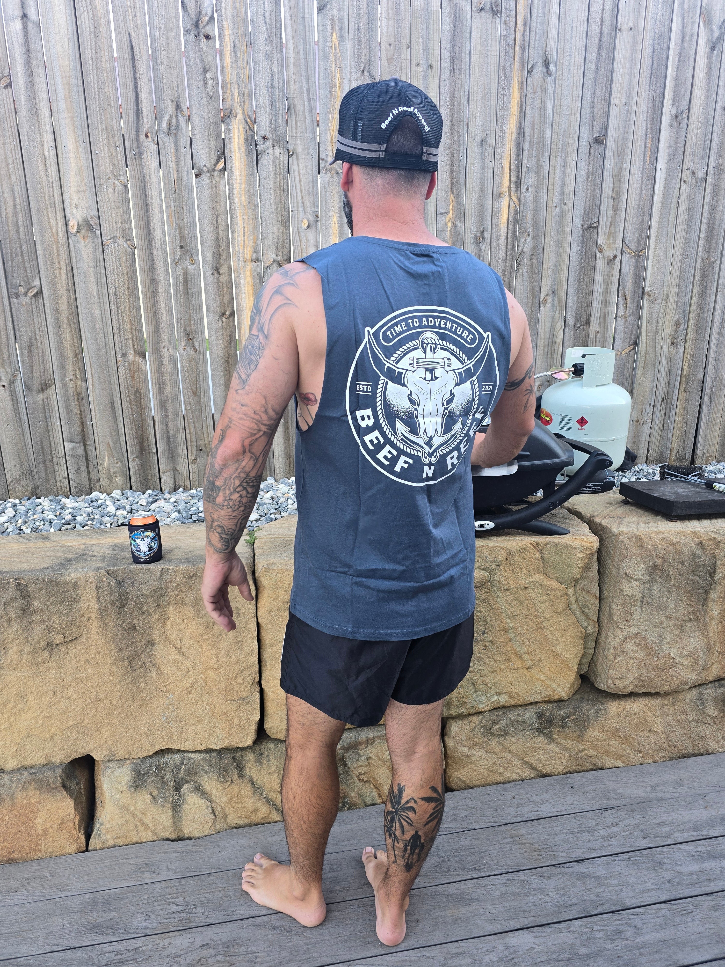 Mens Basic Tank - Navy