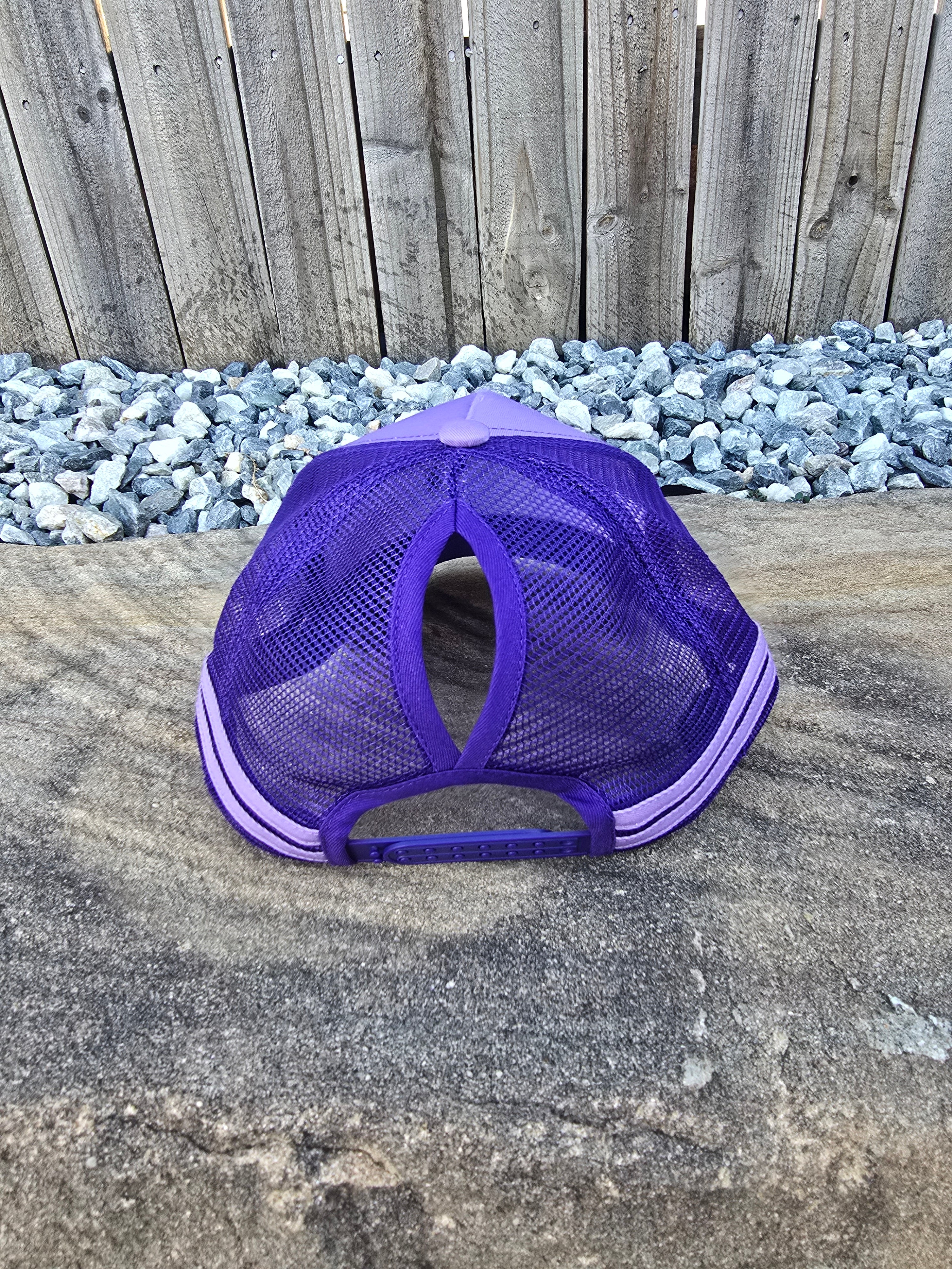 Women's Ponytail Trucker Cap
