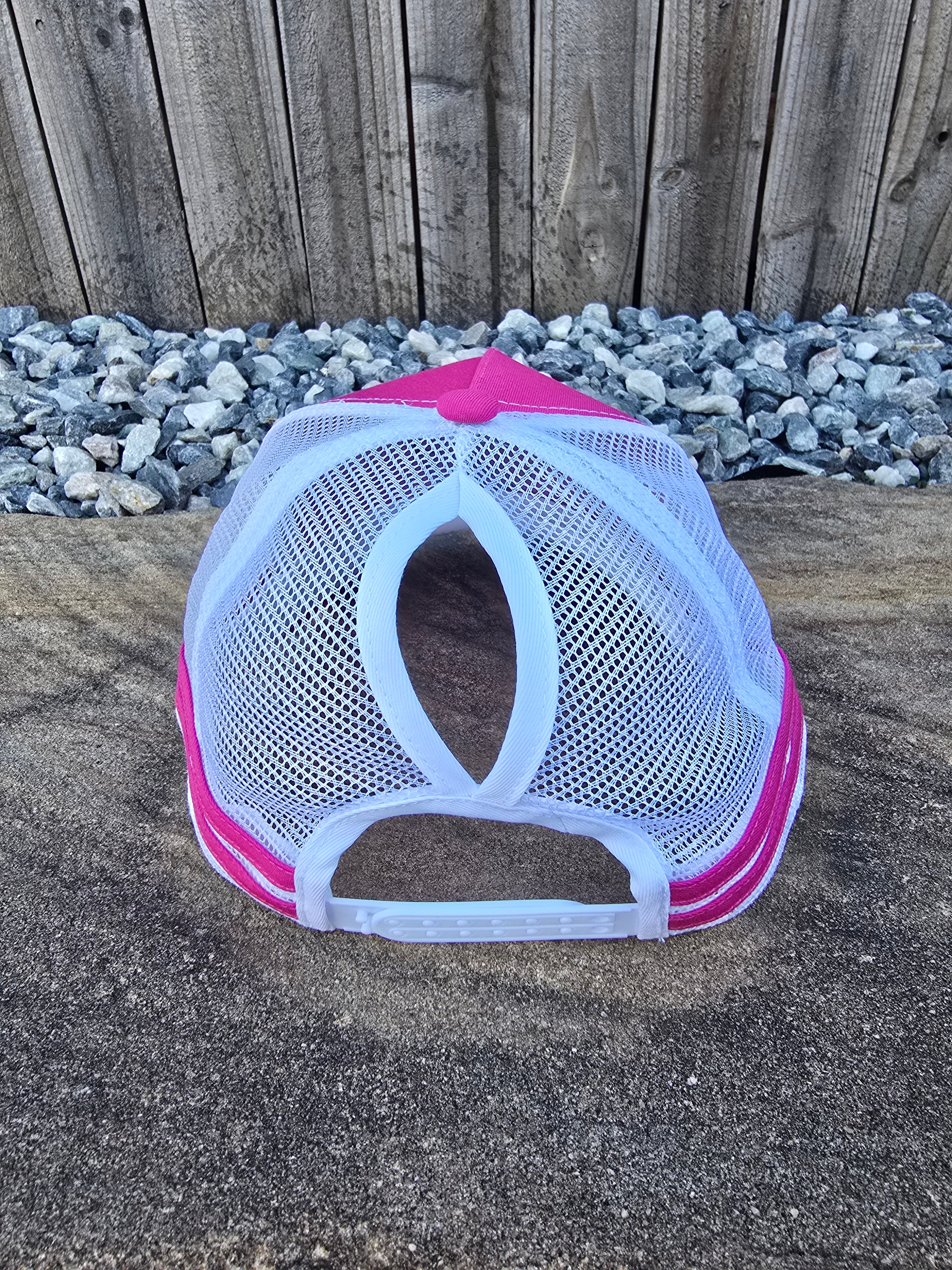 Women's Ponytail Trucker Cap