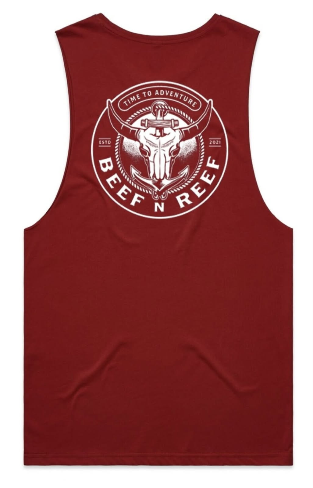 Mens Sleeveless Tank - Red