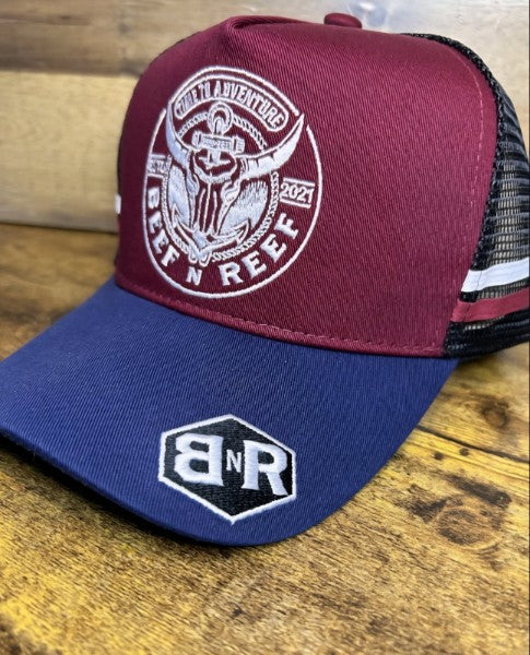 CTC Maroon/Navy Trucker Cap