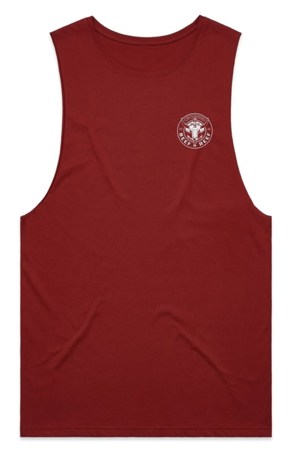 Mens Sleeveless Tank - Red