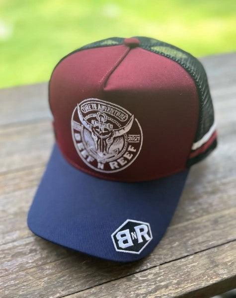 CTC Maroon/Navy Trucker Cap