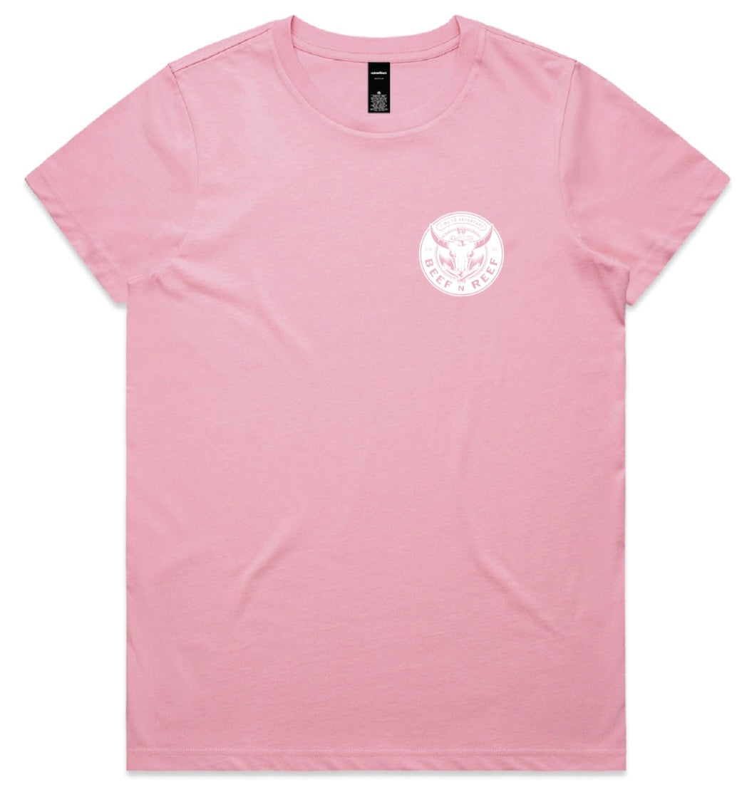 Ladies BNR Tee - Bubblegum