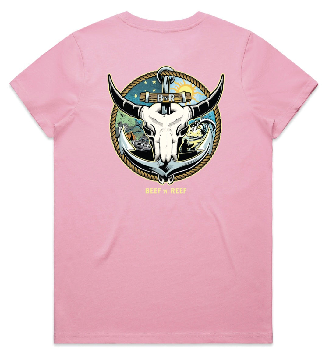 Ladies T2A Tee - Bubblegum