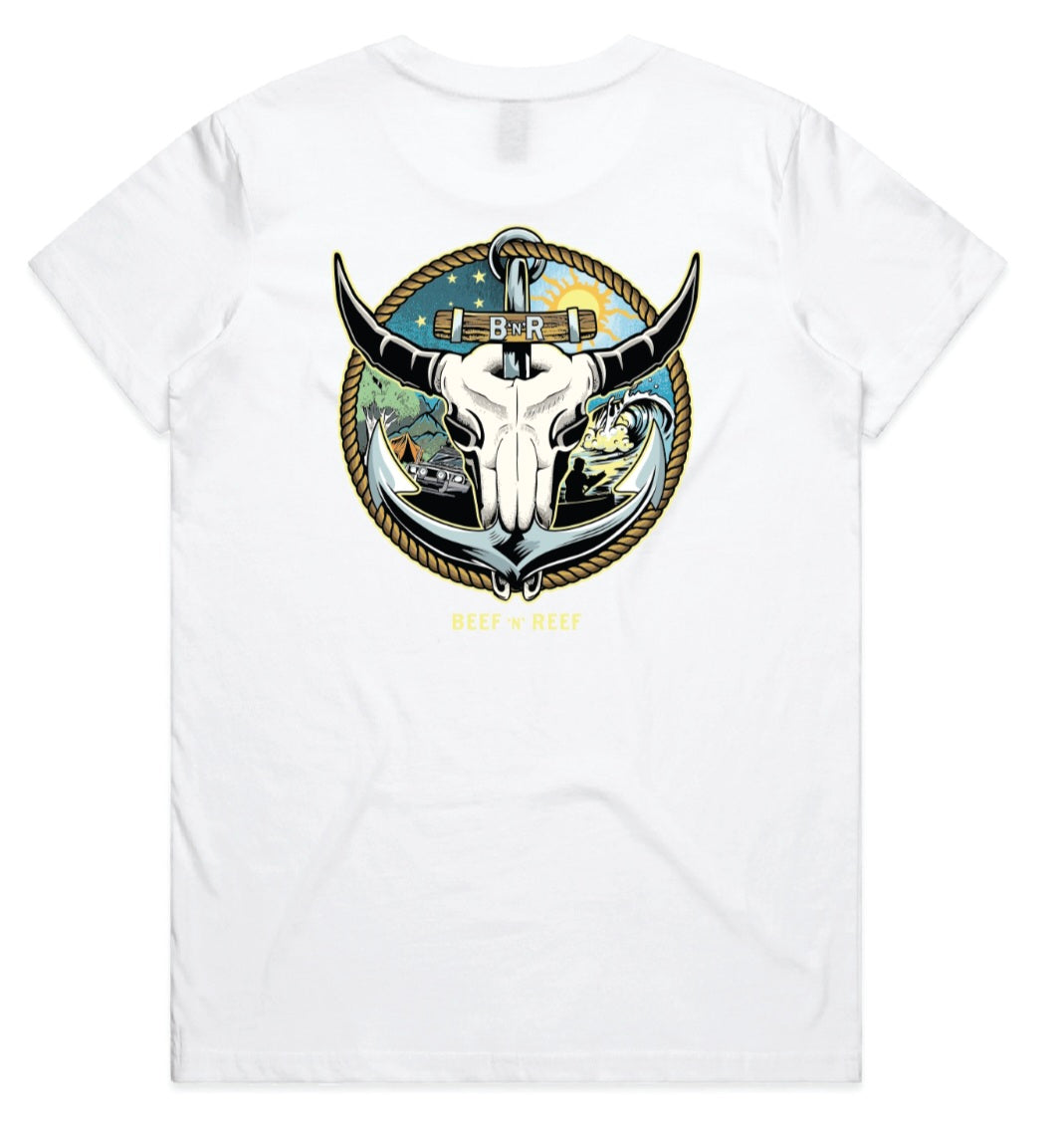 Ladies T2A Tee - White