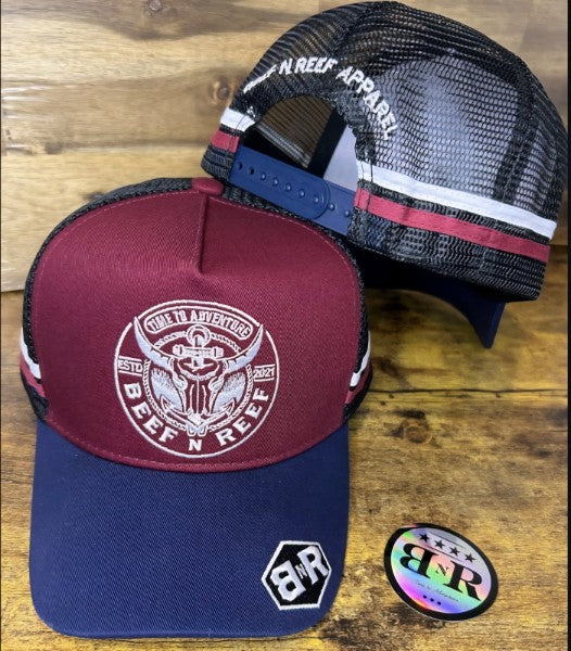 CTC Maroon/Navy Trucker Cap