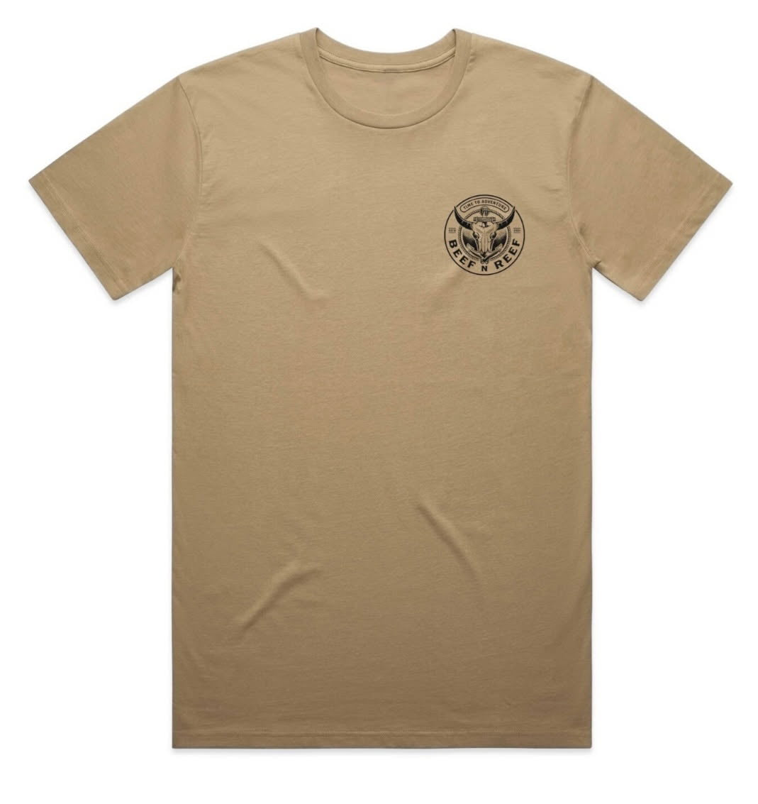 Mens T2A Tee - Sand