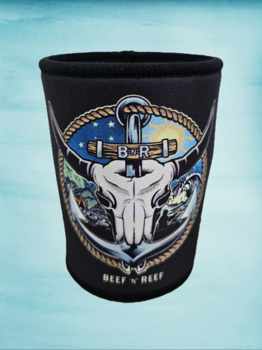 Beef N Reef Stubby Cooler