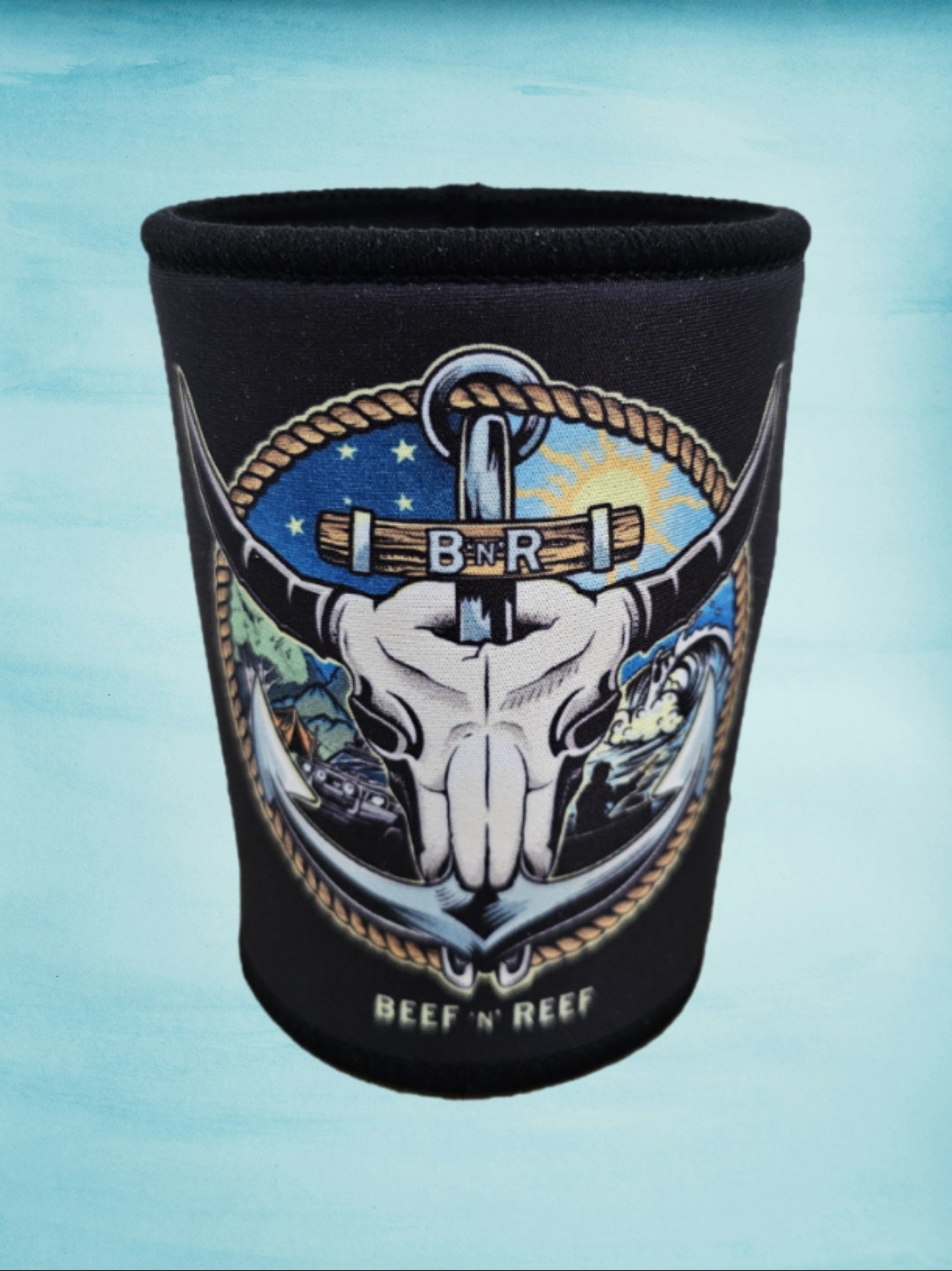 Beef N Reef Stubby Cooler