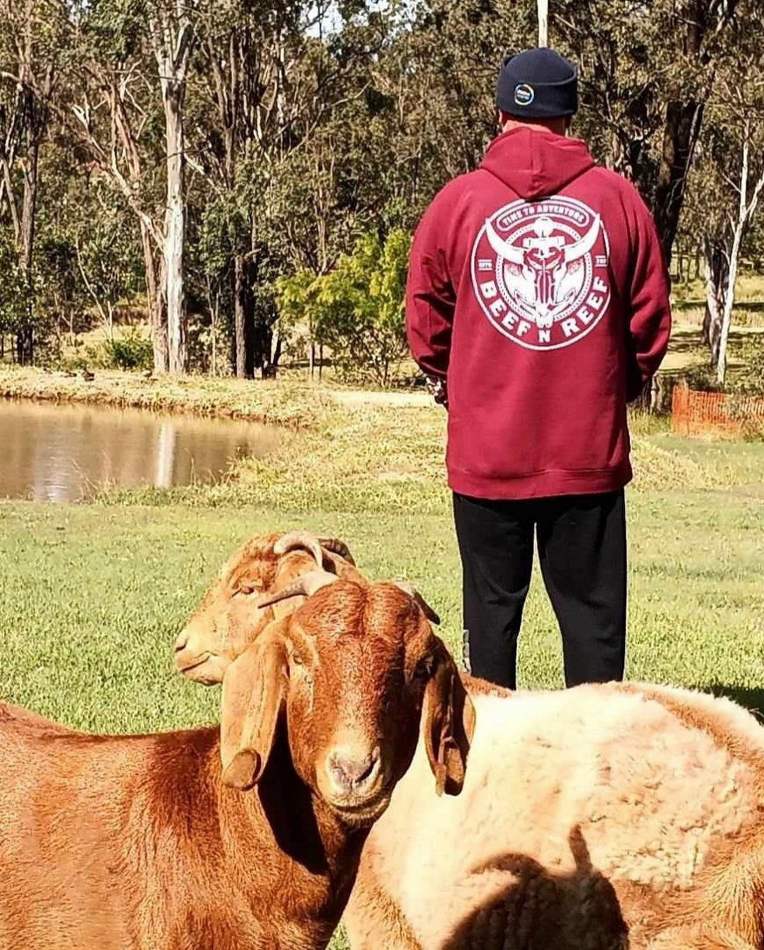 Unisex Essential Hoodie - Burgundy