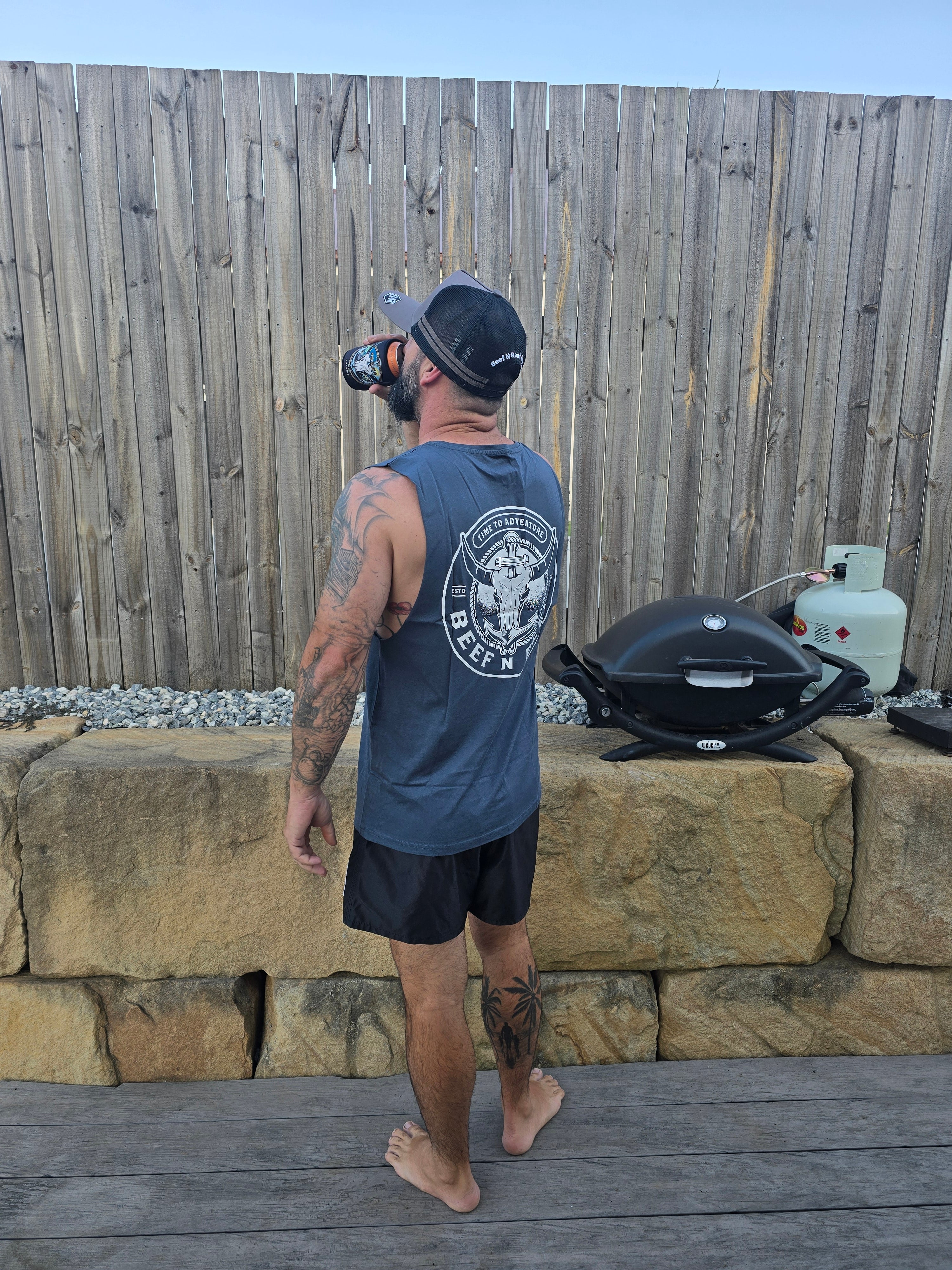 Mens Basic Tank - Navy