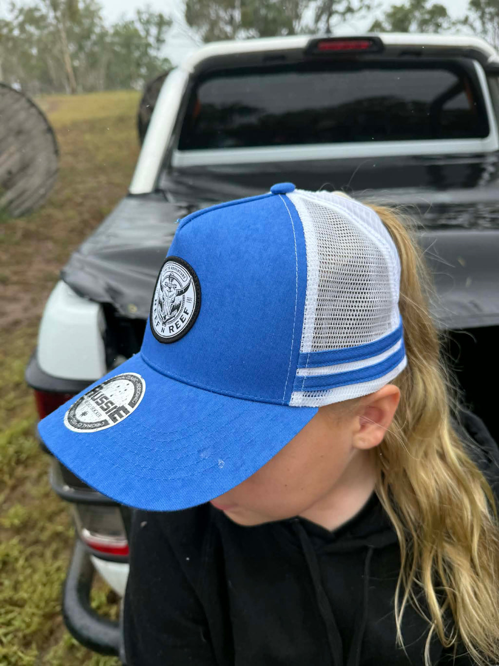 Women's Ponytail Trucker Cap